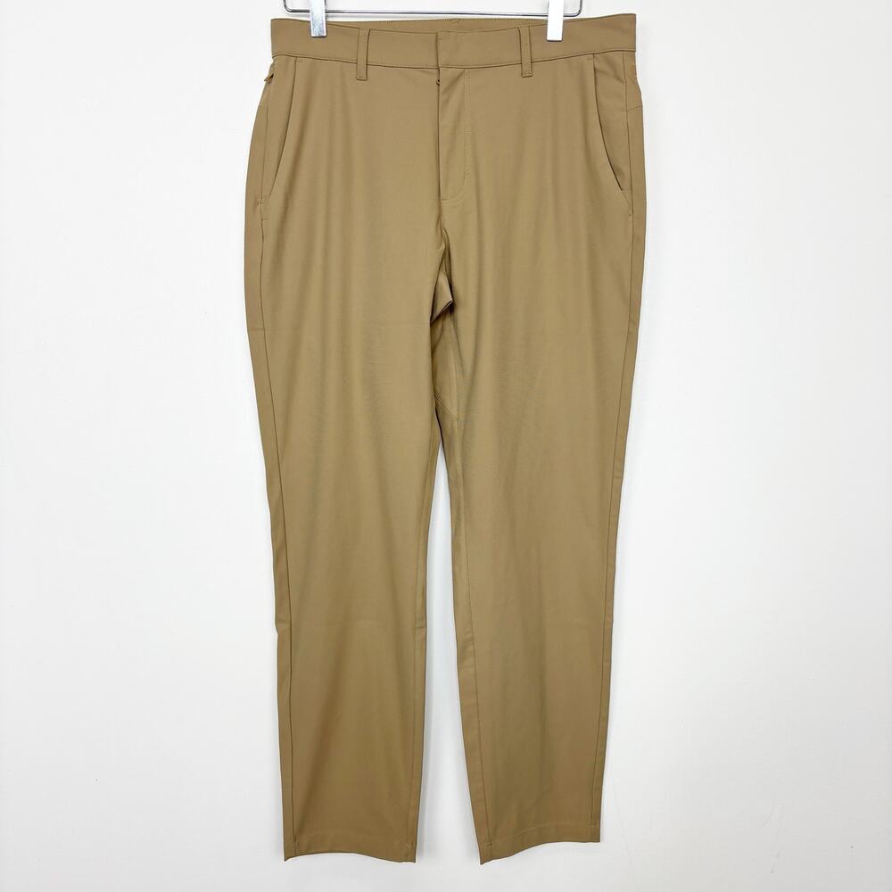 Fabletics Men's The Don Tan Trouser Pants 32 x 32